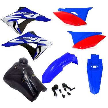 Imagem de Kit Plástico Biker Next Crf 230 2007 P/ 2020 Adesivos e Tanque
