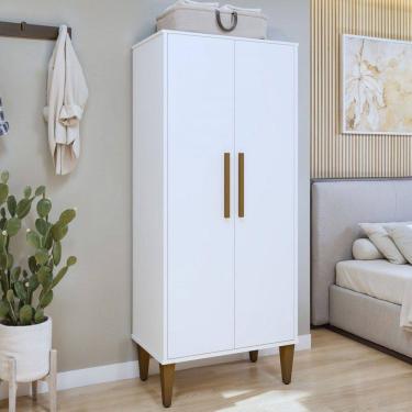 Imagem de Armário Multiuso Araucaria 2 Portas 3 Prateleiras Natural - Kaiki Móveis