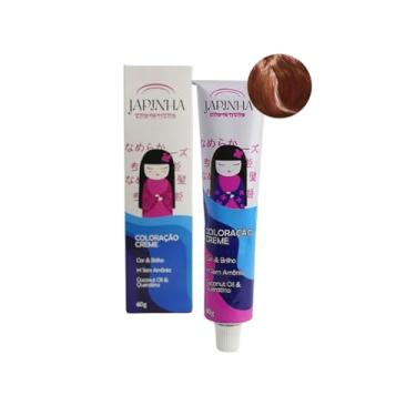 Imagem de Tinta de Cabelo sem Amônia 7.34 Louro Natural Dourado Cobre - Japinha Color