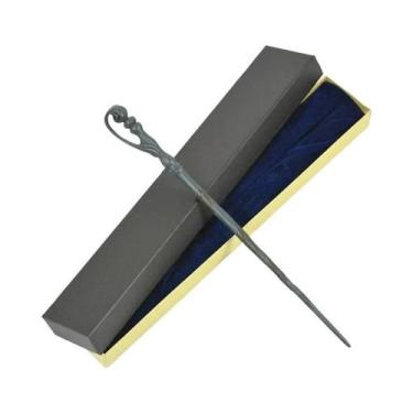 Imagem de varinha mágica com núcleo de metal cosplay para crianças com caixa - o