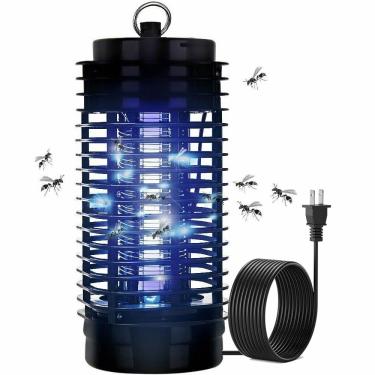 Imagem de Bug Zapper LED para uso interno/externo, matador de mosquitos de alta potência, à prova d'água, mata-moscas, armadilha de mosquitos, armadilhas para moscas, exterminador de insetos para casa, jardim