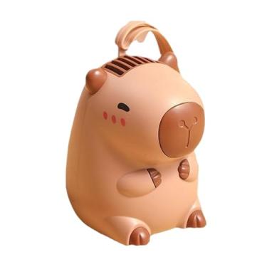 Imagem de UxicRuya Ventilador Portátil para Pendurar No Pescoço, Ventilador de Mão, Mini Ventilador com Alça de Pescoço, Ventilador de Colar de Desenho Animado, Ventilad, Ventilador sem folhas