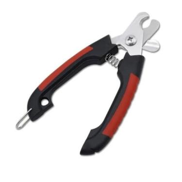 Imagem de Cortador de Unha Pet Alicate com Trava para Cachorro e Gato (PRETO)