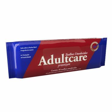 Imagem de Toalhas Umedecidas Adultcare Premium 40 unidades