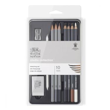 Imagem de ESTOJO SKETCHING C/10 WINSOR & NEWTON 0490010