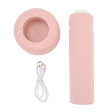 Imagem de LED Night Light Recarregável Inovador Pull Design Base Estável Handheld Quente Night Light para Quarto Berçário Kids Room Material ABS 215g (Rosa)