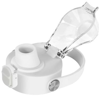 Imagem de SYACOT Tampa de bico automático para garrafas de água de boca larga Hydro Flask, tampa superior de substituição para HydroFlask boca larga 340 g 947 g 1,134 g, tampa Chug com alça flexível, bocal
