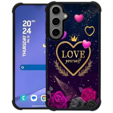 Imagem de TAMEFOX Capa mais forte à prova de choque para Samsung Galaxy S24 Plus/S25 Plus, capa protetora de TPU macio durável com borda de silicone antiderrapante para Samsung Galaxy S24 Plus/S25 Plus de 6,7