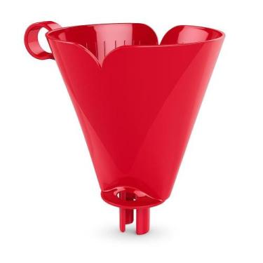 Imagem de Suporte Porta Filtro Café Tam 103 Coador Plástico Vermelho - SANREMO