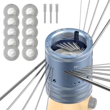 Imagem de VBESTLIFE Cabeça do Afilador de Eletrodos de Tungstênio, Apontador de Tungstênio para Soldagem Tig Com 48 Orifícios, 4 ângulos 6 Tamanho, Ferramenta de Moagem de Eletrodo de Aço