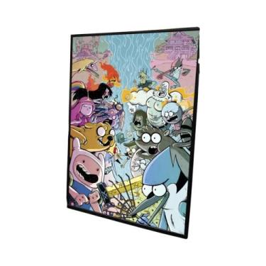 Imagem de Pôster De Anime Adventure Time, Adesivo De Papel Autoadesivo À Prova D