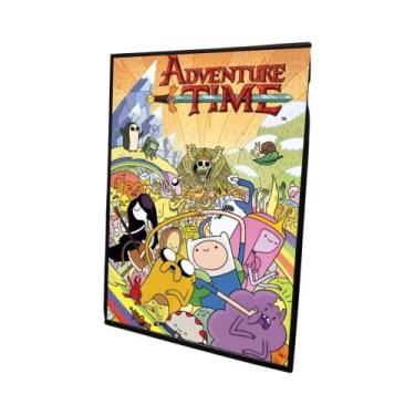 Imagem de Pôster De Anime Adventure Time, Adesivo De Papel Autoadesivo À Prova D
