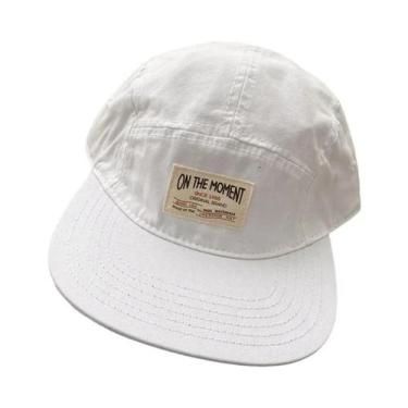 Imagem de Boné De Beisebol Snapback Unissex Ajustável De Algodão Com 5 Painéis, 