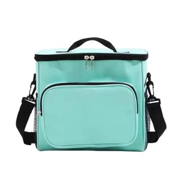 Imagem de Bolsa Térmica para Marmita, Grande Capacidade, com Alça de Ombro, para Trabalho, Passeio e Escola (VERDE)