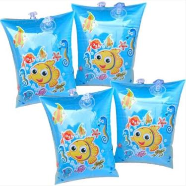 Imagem de kit 2 boias de braço infantil inflavel para bebê 0 a 3 anos proteção d