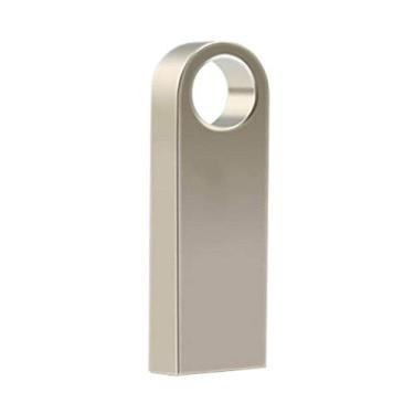 Imagem de gazechimp Pendrive de Metal USB Flash Drive Pendrive 16GB USB Flash Memory Stick - Prata