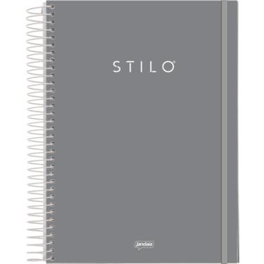 Imagem de Jandaia - Caderno Espiral Univ PP 10 matérias 160Fls Stilo Cinza
