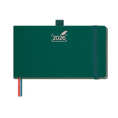 Imagem de BEZEND Agenda de bolso 2026 semanal e mensal (15,2 cm x 9,5 cm) livro de calendário pequeno com horário vertical diário (janeiro a dezembro), espaço igual até fim de semana, trabalho em casa, mulheres