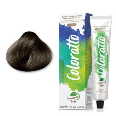 Imagem de Coloração Sem Amônia Coloratto Itallian 60g Profissional NOME:6.1 Lour