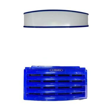 Imagem de Kit Saia Veneziana + Testeira Cervejeira Metalfrio Azul