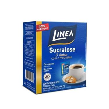 Imagem de Adoçante Linea Sucralose Em Pó Sem Glúten 50 Kit 3