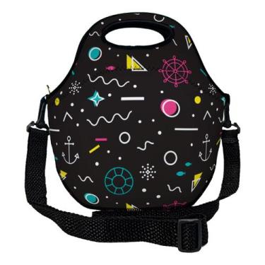 Imagem de Lancheira Térmica Escolar em Neoprene Infantil Reforçada com alça  ISO