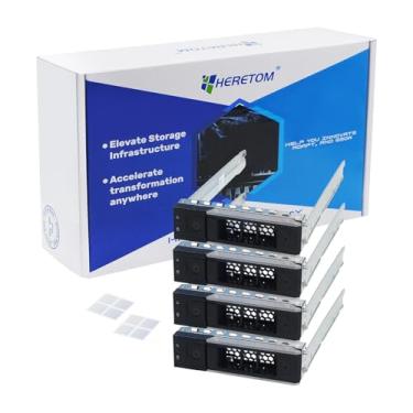 Imagem de Heretom Suporte Para Disco Rígido X7K8W 0X7K8W Ssd Suporte Para Disco Rígido 3.5 Hdd Caddy Compatível Com Dell Poweredge 16ª/15ª/14ª Geração T560 R660 R760 R6615 R250 R350 R450 R550 R650 R750 T550 R