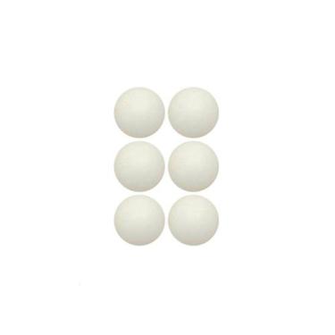 Imagem de Bola de Ping Pong 6 Unidades Branca Tênis de Mesa - HORIZONTE