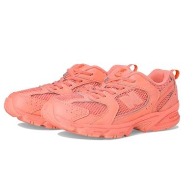 Imagem de New Balance Tênis infantil unissex 530 Bungee (criança pequena), Vermelho Drift Red/Neo Flame, 15