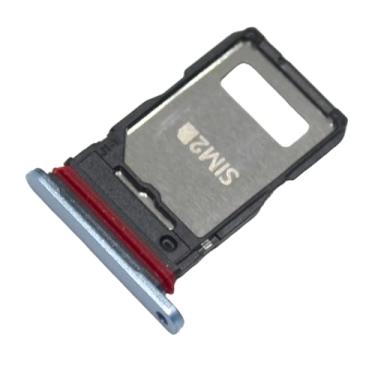 Imagem de Ygpmoiki Peças de substituição do compartimento da bandeja do cartão SIM com pino para Motorola Moto Edge 50 Fusion 5G 2024 XT2429-1 - Azul