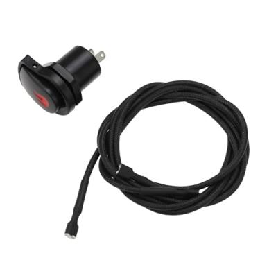 Imagem de Micro Traders Botão de interruptor de ignição eletrônico com fio compatível com grelha Char Broil