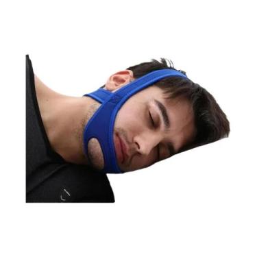 Imagem de Faixa Ajustável De Neoprene Anti Ronco Suporte Para Queixo Protetor Bu