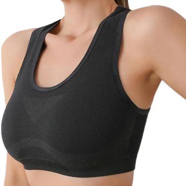 Imagem de Top Fitness Feminino Nadador Academia Bojo Treino Esportivo - Modas Fa