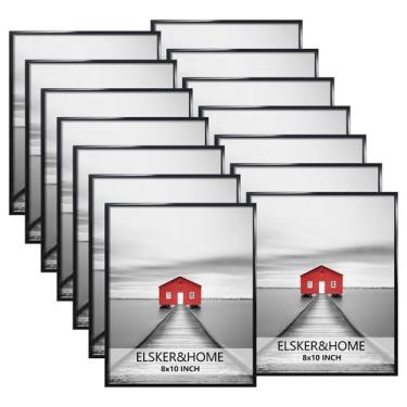 Imagem de Conjunto de porta-retratos ELSKER&HOME 8x10 (20x25cm) preto, pacote co