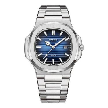 Imagem de Assista Binbang Parrot Steel Square Waterproof Glowin-the-Dar - J-One