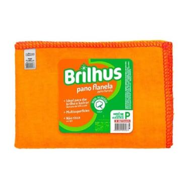 Imagem de Pano Flanela Multiuso laranja, 28x38 cm, 100% Algodão, Tamanho P