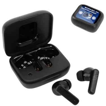 Imagem de EBTOOLS Fones de Ouvido Sem Fio, Fones de Ouvido Bluetooth 5.4 Com Tela de Toque de Lcd Em Cores, Driver Dinâmico de 13 Mm, Som 3D Imersivo, 5 Modos de Equalizador, Conforto Leve (Preto)