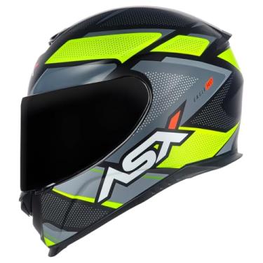 Imagem de Capacete Masculino Asx Eagle Fast Amarelo Moto Esportivo (56)