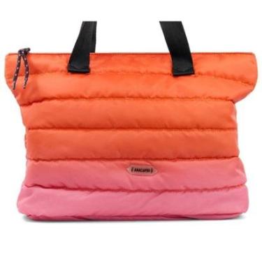Imagem de Bolsa Anacapri Colorida Degrade Nylon Puffy Grande-Feminino