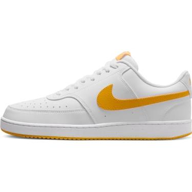Imagem de Nike Tênis de corrida masculino Court Vision Lo Nn Ess, Branco/ouro universitário, 42