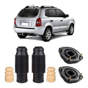 Imagem de Kit Coxim Batente Coifa Traseiro Tucson 2010 2011 2012 2013