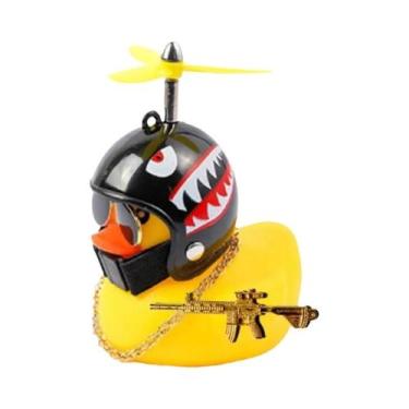 Imagem de Capacete De Pato De Borracha Amarelo, Decoração De Interior De Carro, 