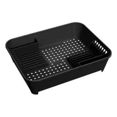 Imagem de Escorredor de Louças Coza Basic 45,5 x 35 x 11 cm, Preto