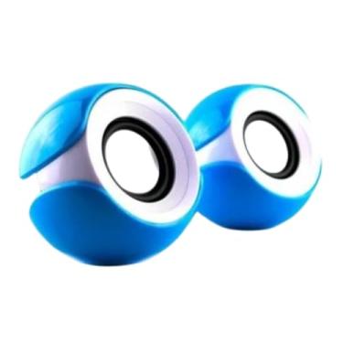 Imagem de Caixa de Som Caixinha Alto Falante Knup KP-60 Colorido - Som para Pc Notebook Computador Informatica - PANAMI