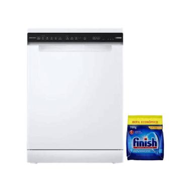 Imagem de Kit Lava-Louças Brastemp 15S BC e Detergente em Pó Finish 700g