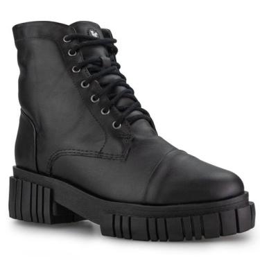 Imagem de Bota feminina forrada em lã natural de carneiro Tractor Lace Ref.:2280