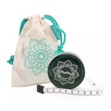 Imagem de Fita Métrica Retrátil De Madeira Knitpro Mindful 152Cm