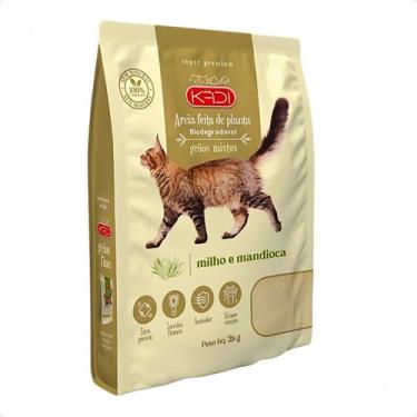 Imagem de Areia Higiênica Biodegradável Grãos Mistos P/ Gatos Kadi 2kg