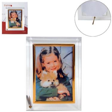 Imagem de Porta Retrato 10X15 De Vidro Vertical