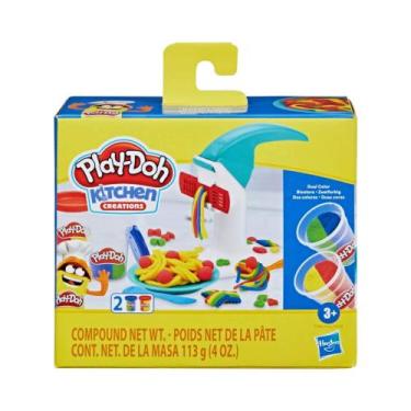 Imagem de Brinquedo Infantil Play-Doh Macarrão Mágico c/ Acessórios e Massinhas 